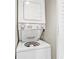 Stackable washer and dryer in laundry area at 2320 Terra Ceia Bay Blvd # 305, Palmetto, FL 34221