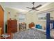 ' bedroom featuring toys, bunk beds, and a gray patterned rug at 3526 Austin St, Sarasota, FL 34231