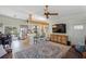 Comfortable open-concept living space with views into the kitchen and an easy flow from room to room at 3526 Austin St, Sarasota, FL 34231