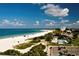 Expansive beach view with white sand, turquoise water, and a clear blue sky, perfect for relaxation and recreation at 3644 Pitch Ln, Sarasota, FL 34232