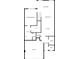 Detailed floor plan showcasing the layout of the home, including the primary bedroom and open living spaces at 3644 Pitch Ln, Sarasota, FL 34232