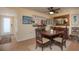 Cozy dining area with view of the kitchen at 5125 Gulf Of Mexico Dr # 4, Longboat Key, FL 34228