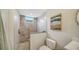 Modern bathroom featuring a walk-in shower and contemporary fixtures at 5856 Meriwether Pl, Sarasota, FL 34232