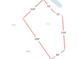 Land plot layout showing the borders and dimensions of the property at 670 Venice Ln, Sarasota, FL 34242