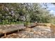 Spacious wooden deck with benches providing ample seating and relaxing views at 7705 4Th W Ave # 7705, Bradenton, FL 34209