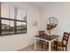 Cozy breakfast nook with a window view and charming decor at 20892 Cattail Blvd, Venice, FL 34292