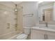 Updated bathroom with a bathtub and shower at 3950 Oakley Greene # 36, Sarasota, FL 34235