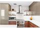 Close up on the modern appliances and decor of this condo's kitchen at 435 L Ambiance Dr # H902, Longboat Key, FL 34228
