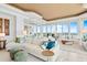 Bright living room with modern furnishings, plush seating, and expansive windows showcasing scenic views at 435 L Ambiance Dr # H902, Longboat Key, FL 34228