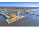 Stunning aerial view of waterfront area with a large park and marina at 435 La Sila Ct, Punta Gorda, FL 33950