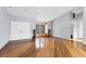 Featuring hardwood floors and plenty of light, this living room is spacious and inviting at 480 58Th St, Sarasota, FL 34243