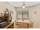 Cozy breakfast nook with a window, natural light, and functional shelving at 5729 Avista Dr, Sarasota, FL 34243