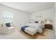 Bedroom featuring bright walls, neutral furniture, and light-filled windows at 6813 7Th W Ave, Bradenton, FL 34209