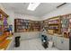 Community library with filled bookshelves and reading space, offering a cozy and quiet environment at 8517 Buckingham Pl, Palmetto, FL 34221