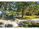 A kayak launch area with a variety of colorful kayaks available for residents of the community to use and enjoy at 9818 Portside Ter, Bradenton, FL 34212