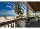 Outdoor porch featuring a bar with beach and ocean views at 1107 Shore View Dr, Englewood, FL 34223