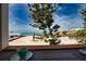 Beautiful beach and ocean views from the outdoor porch seating area at 1107 Shore View Dr, Englewood, FL 34223