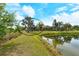 Relax and enjoy the water view and privacy that this lovely backyard offers at 11723 Cullen Park Ter, Bradenton, FL 34211