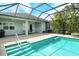 Enjoy the Florida lifestyle with a large lanai and pool with a beautiful view of the water at 11723 Cullen Park Ter, Bradenton, FL 34211