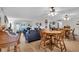 This bright living room features an open layout, neutral walls, and a dining area at 204 46Th Avenue W Ter # 412, Bradenton, FL 34207