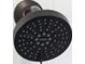 Contemporary matte black shower head with circular multi-jet pattern at 4240 Pond Brook Ct, Bradenton, FL 34211