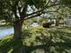 View of the pond and fountain at 4538 Hamlets Grove Dr, Sarasota, FL 34235