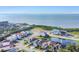 Gorgeous aerial view of a luxury community with pond views and beautiful landscaping at 5203 Title Row Dr, Bradenton, FL 34210