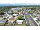 Aerial view of neighborhood highlighting homes and roadways at 7797 Barry Ct, Seminole, FL 33772
