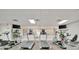 Fitness center with treadmills, elliptical machines, televisions, and greenery at 808 3Rd W Ave # 214, Bradenton, FL 34205