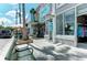 Charming boutiques and restaurants line the sidewalk, offering a unique shopping experience at St. Armands at 845 Benjamin Franklin Dr # 104, Sarasota, FL 34236