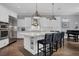 Spacious kitchen with a center island, stainless appliances, and ample cabinet space at 15024 Castle Park Ter, Lakewood Ranch, FL 34202