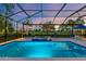 Sparkling pool and spa with screened enclosure and picturesque golf course views at 15024 Castle Park Ter, Lakewood Ranch, FL 34202