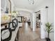 Bright foyer featuring wood-look tile floors and decorative accents at 15104 Blue Bay Ter, Lakewood Ranch, FL 34211
