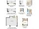 Floor plan options for the home including alternate layouts for the kitchen, bath, garage and study at 16097 Old Fox Trl, Port Charlotte, FL 33953