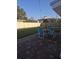 Brick back patio with furniture, perfect for entertaining Gathering and friends at 1750 Gold Ave, Sarasota, FL 34235
