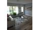 Charming living room area with bright windows and gray tone furniture at 1750 Gold Ave, Sarasota, FL 34235