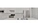Modern kitchen with white cabinetry, stainless steel appliances, and tile backsplash at 17714 Northwood Pl, Bradenton, FL 34202
