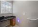 Office nook with window, granite desk, and storage drawers at 5691 Bentgrass Dr # 211, Sarasota, FL 34235