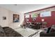 Comfortable living room with a contemporary decor and plenty of natural light from windows at 6210 Laurel Creek Trl, Ellenton, FL 34222