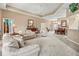Large living space perfect for entertaining, connecting the dining, kitchen, and living areas at 686 Silk Oak Dr, Venice, FL 34293