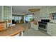 An efficient kitchen features updated appliances, ample counter space, and a layout optimized for cooking at 10315 Cortez W Rd # 8Bv, Bradenton, FL 34210