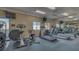 Community gym with treadmills, elliptical machines, weights and tv's at 1104 Benjamin Franklin Dr # 519, Sarasota, FL 34236