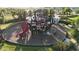 Community playground with pirate ship themed playset and safety mulch at 11252 Fieldstone Dr, Palmetto, FL 34221