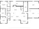 Detailed floor plan of the house layout including dimensions of each room at 1406 N Riverhills Dr, Temple Terrace, FL 33617