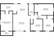 Detailed floor plan showcasing the layout of the home, including dimensions of each room at 2303 Stratford Dr, Sarasota, FL 34232