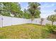Spacious backyard with well maintained lawn, fence and trees at 2909 Concord St, Sarasota, FL 34231