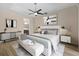 Serene primary bedroom with contemporary design, offering a relaxing and comfortable retreat at 3664 Course Dr, Sarasota, FL 34232