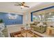Bright living room with stylish furniture and large windows that allow for natural lighting at 568 Sheridan Dr, Venice, FL 34293