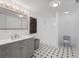 Clean, well lit bathroom featuring a walk in shower and a modern sink at 6715 Georgia Ave, Bradenton, FL 34207