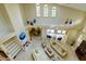Inviting living space boasts high ceilings and beautiful natural light at 7340 Villa D Este Drive, Sarasota, FL 34238